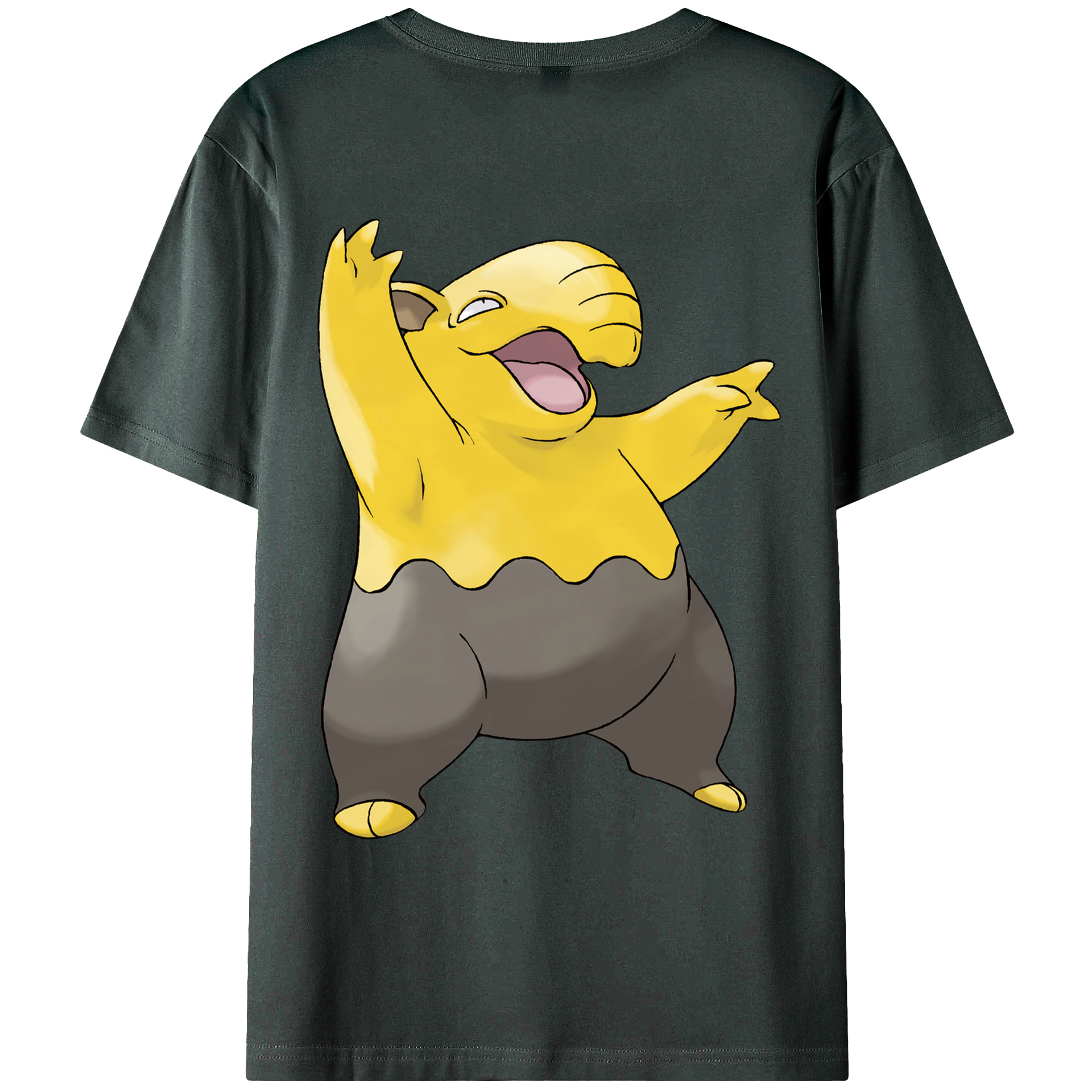 （画像用） ポケットモンスター Pokémon 綿100％ メンズ半袖Tシャツ（バックプリント） 通気性